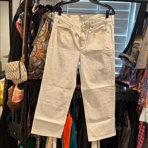 AYR Off-White Straight-Leg Jeans - perfect year round!